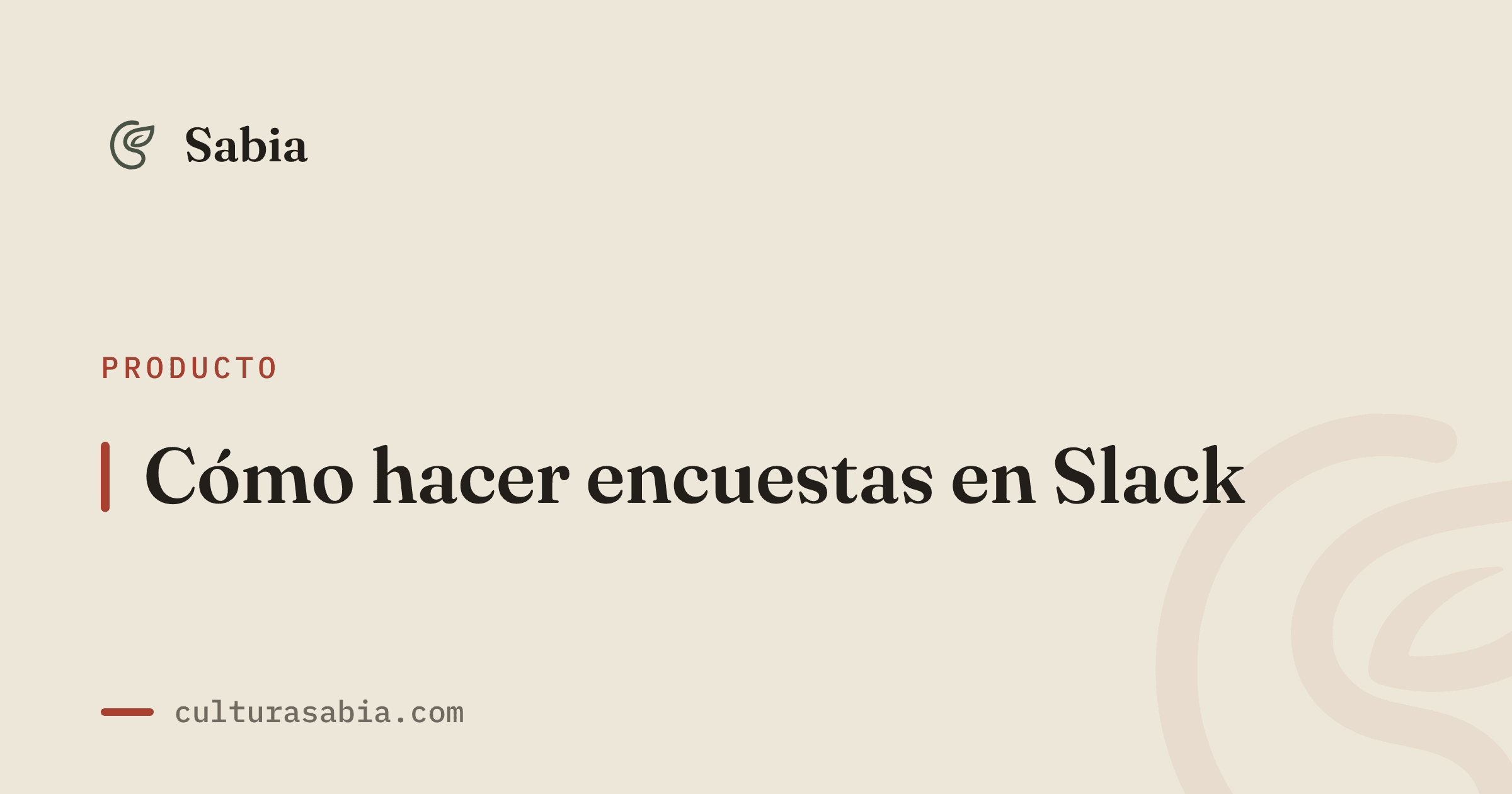 Cómo hacer encuestas en Slack