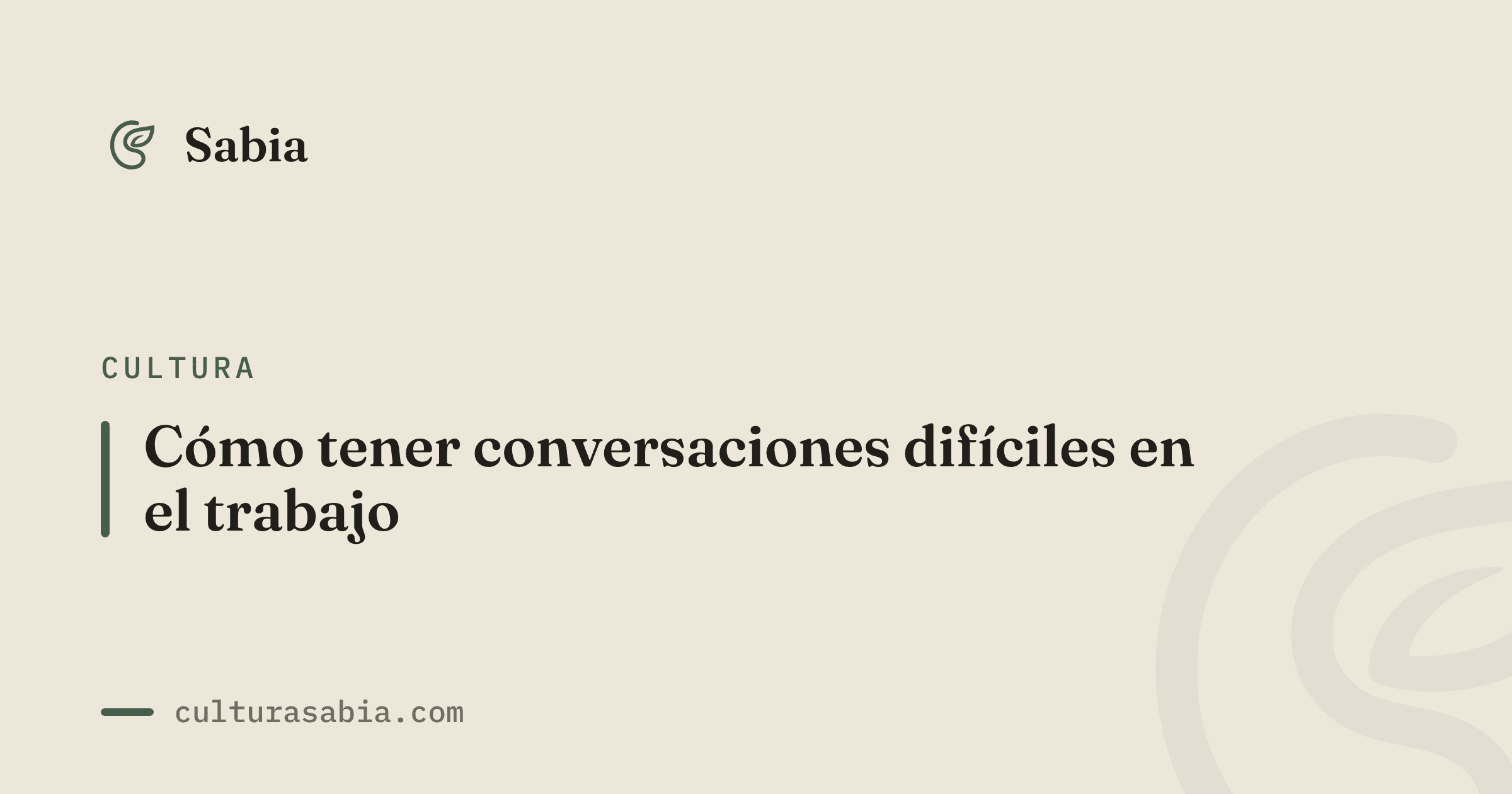 Cómo tener conversaciones difíciles en el trabajo
