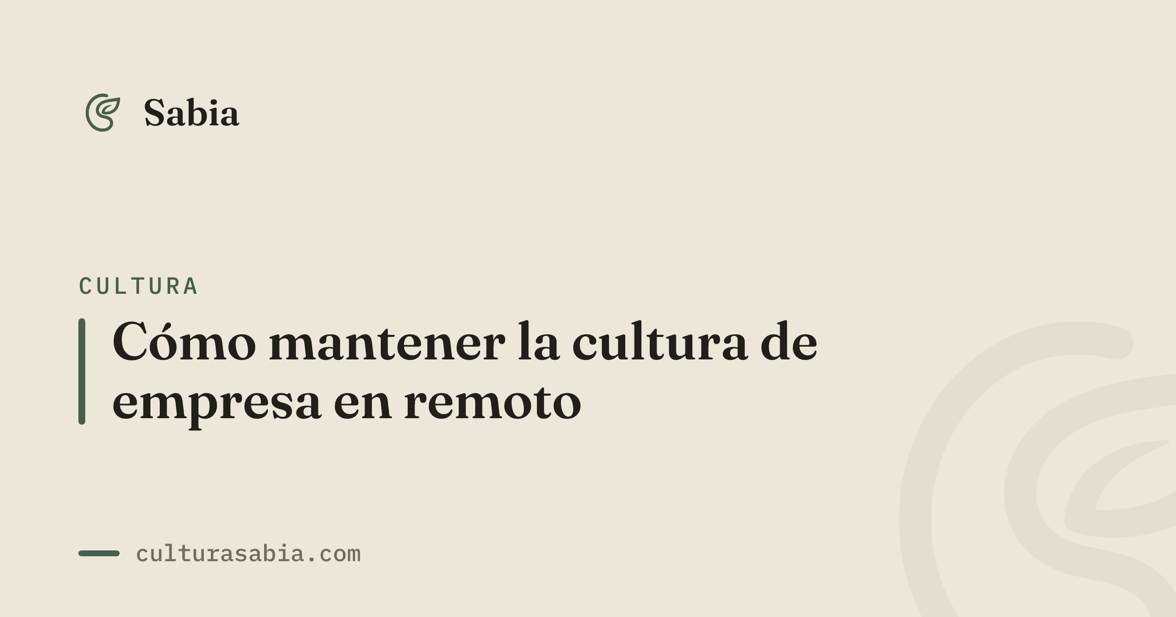 Cómo mantener la cultura de empresa en remoto