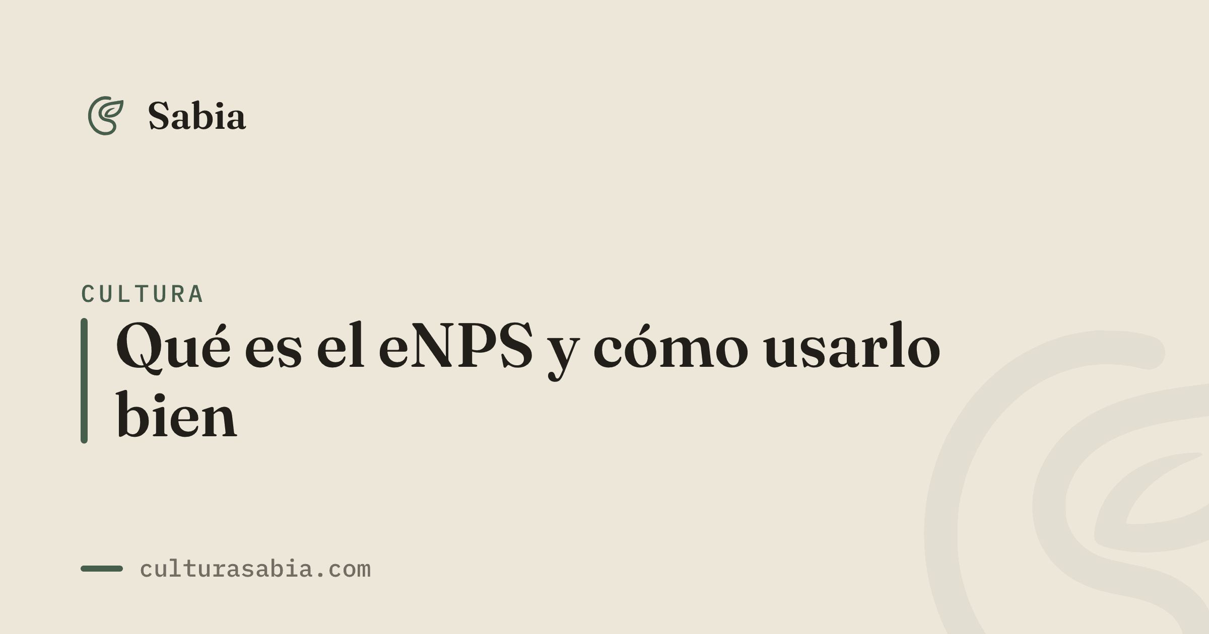 Qué es el eNPS y cómo usarlo bien